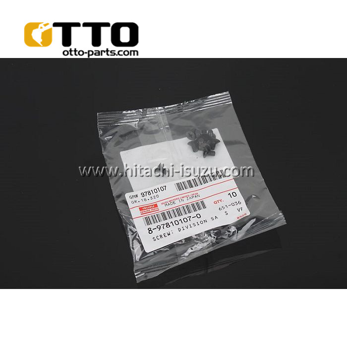 4JB1 Front wheel axle head screw