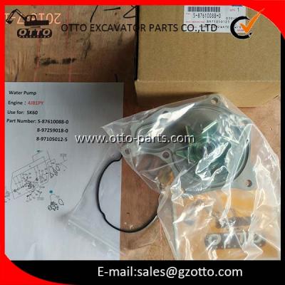SK60 4JB1 water pump 587610-0880 897259-0180 897105-0125
