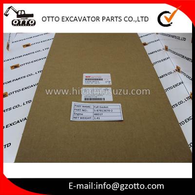 EX100 ISUZU Genuine 4BD1T 5-87813670-2 5878136702 587813-6702 Engine Full Gasket Set