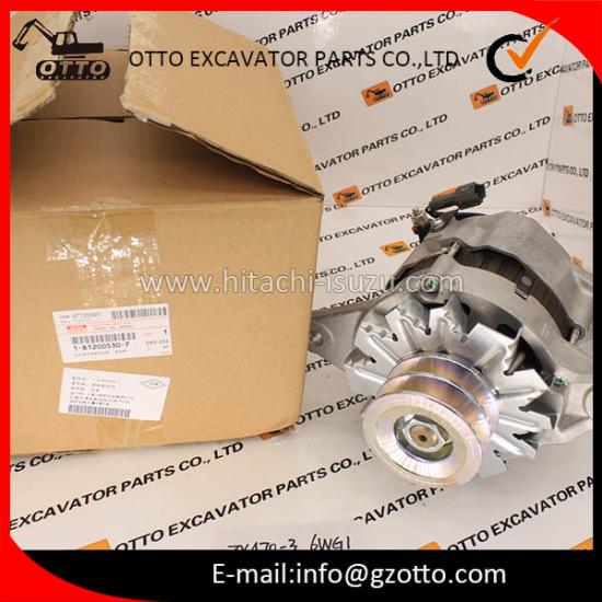 6WG1 ISUZU 1-81200530-7 181200-5307 Japan Generator Asm 24V 50A  ZX470-3 6WG1
