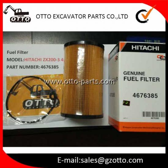 HITACHI Genuine Fuel Filter ZX200-3 4676385 KHH12030 H=153mm