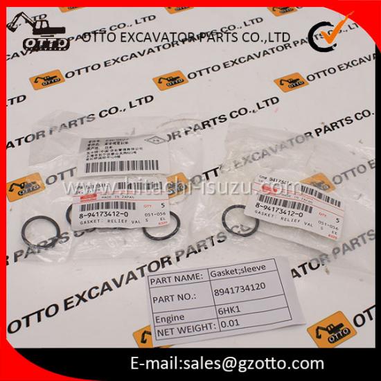 ISUZU 6HK1 Gasket Relief Valve Sleeve 894173-4120 8941734120