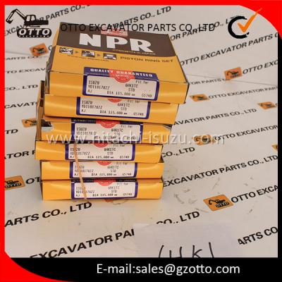 JAPAN NPR Piston Ring Set 115mm ZX330 ISUZU 6HK1 Ring Piston 8-94391502-0 894391-5020