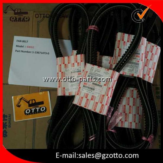 ISUZU 6WG1 ZX450 6UZ1 SH450-3B Fan Belt 1136714730 113671-4730 L=1473