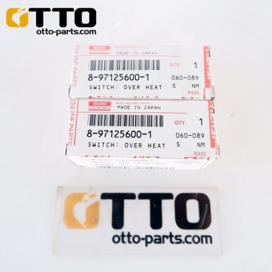 OTTO ZX110-3 Excavator 4JJ1 4LE2 Water Temperature Sensor 8-97125600-1 8971256001 for ISUZU Diesel Engine Spare Parts