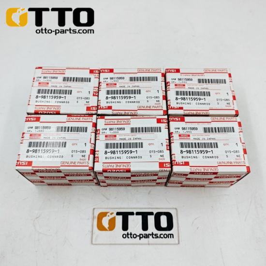 OTTO ZX450-3 Excavator 6WG1 Engine Connrod Bushing 1-12251037-4 1122510374 112251-0374 for Isuzu Diesel Engine Parts