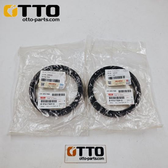 OTTO 8-97617309-0 1-09625557-1 6WG1 Crankshaft Rear Oil Seal 8976173090 1096255571 for ZX450-3 ZX650 CX800 SH800 Excavator