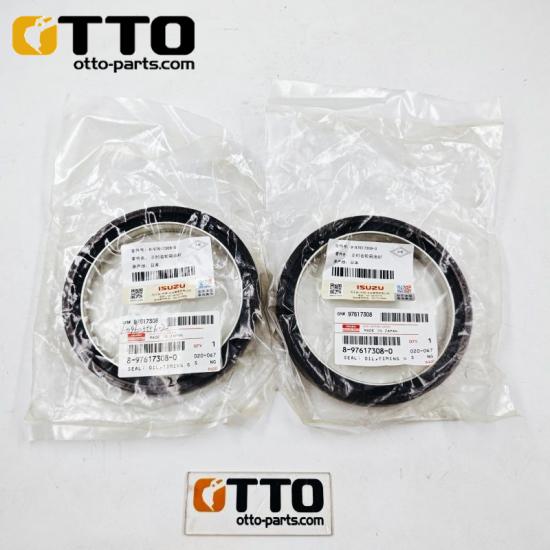 OTTO ZX450-3 Excavator 6WA1 6WG1 8-97617308-0 1-09625556-1 8976173080 1096255561 Timing Gear Oil Seal for Isuzu
