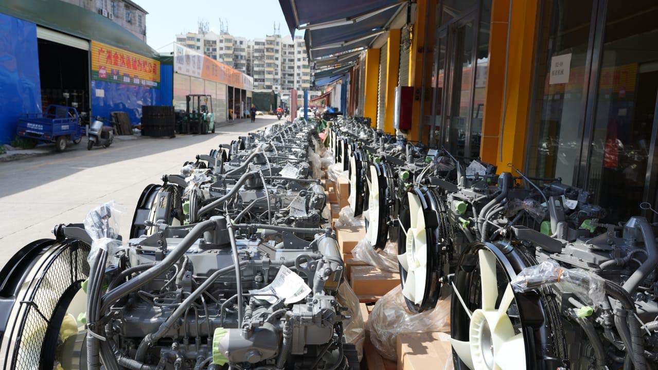 Isuzu original new 4HK1 engine in stock now